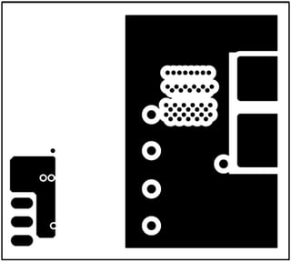 Figure 8: HEY-HBDS-G-12B1-A Layer 2 Copper(L) and Bottom Side Copper (R)