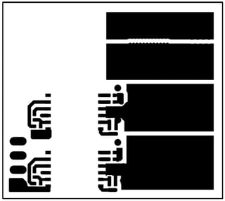 Figure 4: HEY-HBDS-G-12A1-A Top Side Copper (L) and Layer 2 Copper (R)