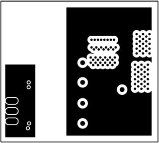 Figure 7: HEY-HBDS-G-12B1-A Top Side Copper (L) and Layer 2 Copper (R)